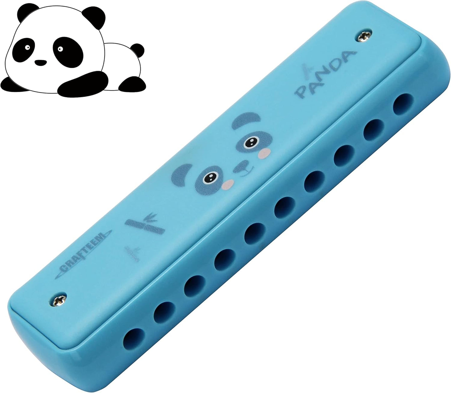 Color Blues Harmonica, Key of C for Kids, Children, Toddler and Beginners,10 Hole 20 Tones Musical Instrument Toy Gift