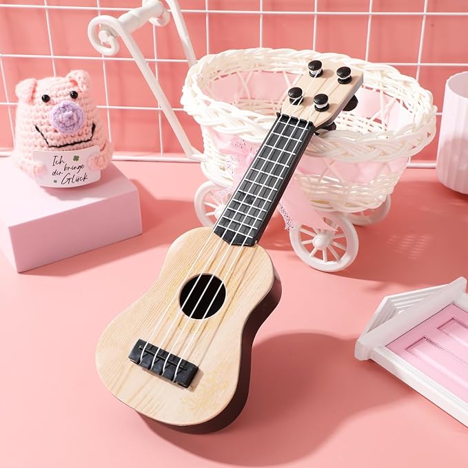 Kids Ukulele - 4 String Musical Instrument for Toddlers & Beginners, Early Education Toy Guitar