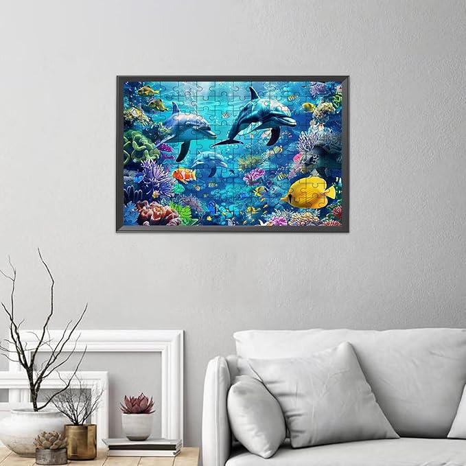 1000-Piece Adult Puzzle - Challenging & Relaxing - Perfect for Home Decor, Room Decoration, or Gift for Puzzle Lovers (Beautiful Colorful Angels Puzzles)