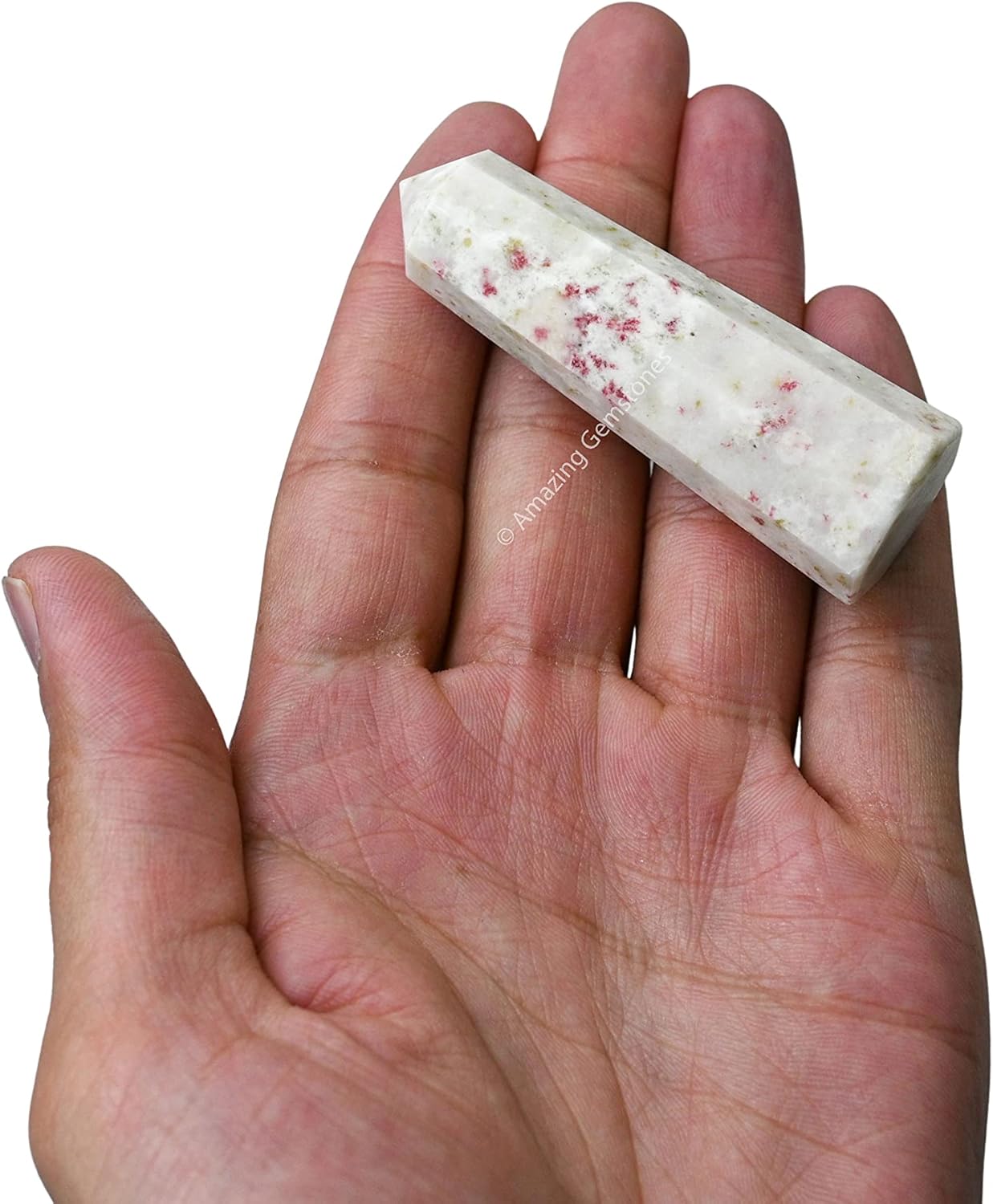 Amazing Gemstone Cinnabarite Crystal Towers - Natural Healing Crystal Point Obelisk for Reiki Healing and Crystal Grid (2 Inch to 3 Inch)