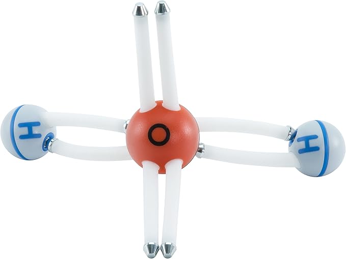 Happy Atoms Magnetic Molecular Modeling Introductory Set | Intro to Atoms, Molecules, Bonding, Chemistry | Create 508 Molecules | 73 Activities | Plus Free Educational App for iOS, Android