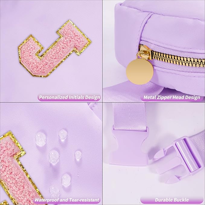 Birthday Gifts for 2 3 4 5 6 7 8 9 10 11 Year Old Girls - Mini Fanny Pack Cute Crossbody Bag Belt Bag Cute Trendy Stuff,Graduation Gifts for Girls Teens Kids Daughter Sister Her - Lavender,J