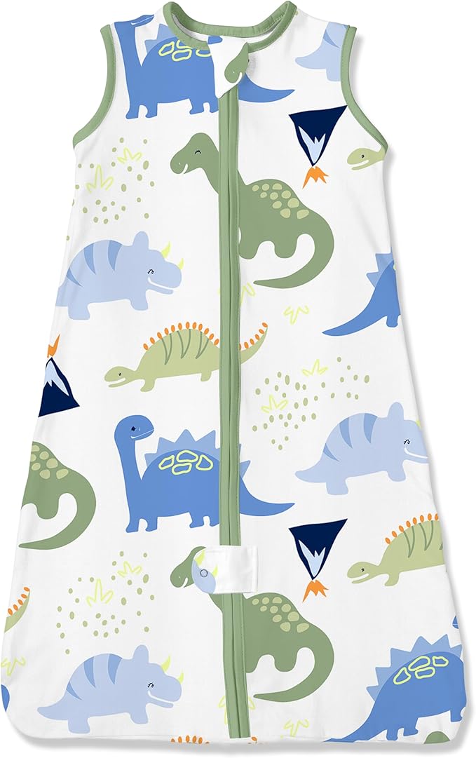 TotAha Light Sleep Sack, Stretchy, Soft, Cozy Wearable Blanket Sleep Bag with 2-Way Safe Zippers for 0-6-12-24 Months 0.5 TOG