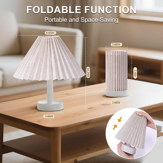 Tremdwoto Bedside Night Light for Kids,3 Colors Modes & Stepless Dimmable Cordless Night Lights,USB Rechargeable Nursery Lamp Nightlight, Cute Bedside Night Light for Bedroom, Kids Room, Dorm