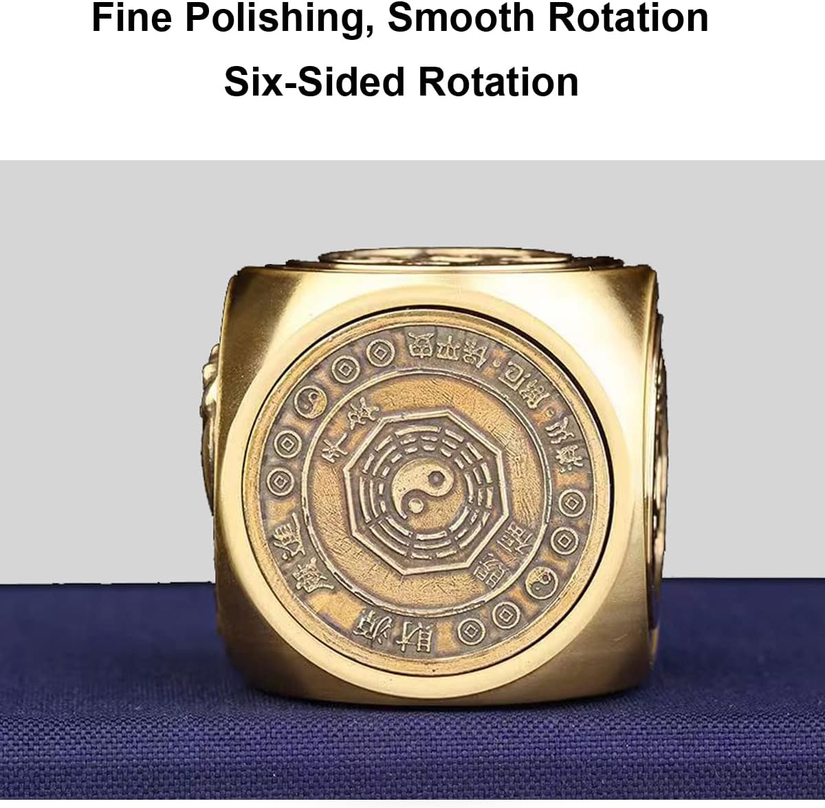 Uzi Copper Metal Adult Handheld Stress Relieving Toy. Relieve Anxiety, Tension and Other Fidgeting Scenarios-Promotes Focus and Clarity.Portable and Compact Design Concept (Large)