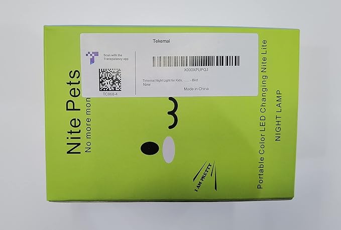 Night Light for Kids, Bedside Lamp for Children, Baby Nursery Lamp for Breastfeeding Safe, Break Resistant, Eye Caring, Adjustable Brightness & Color, Touch Control, Child Gift/Bedroom - Bird