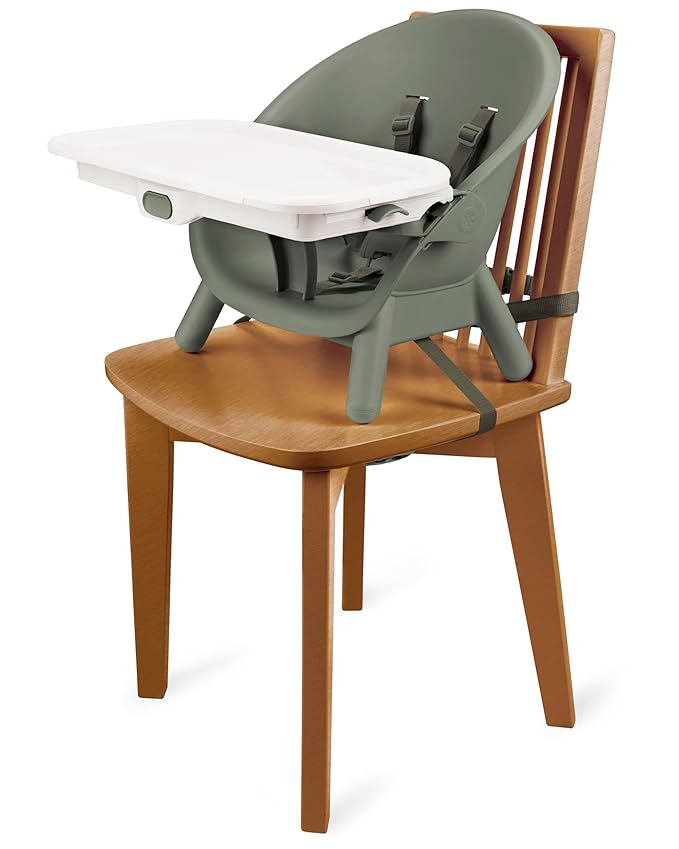 Skip Hop Baby High Chair 4-in-1 Convertible High Chair, EON, Thyme