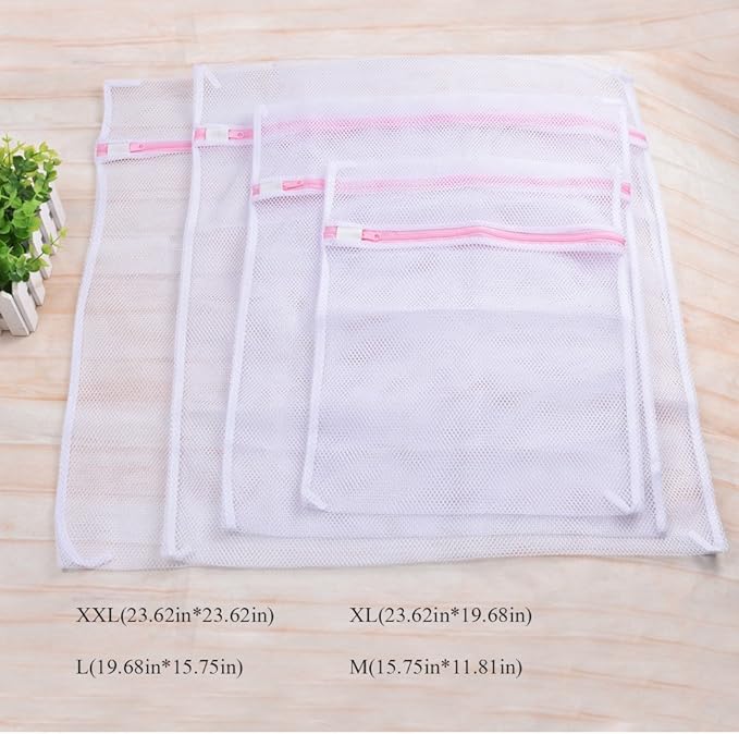 Washing Bags,Clothing Washing Bags,5 Medium for Laundry,Blouse, Hosiery, Stocking, Underwear, Bra and Lingerie, Travel Laundry Bag Pack of 5