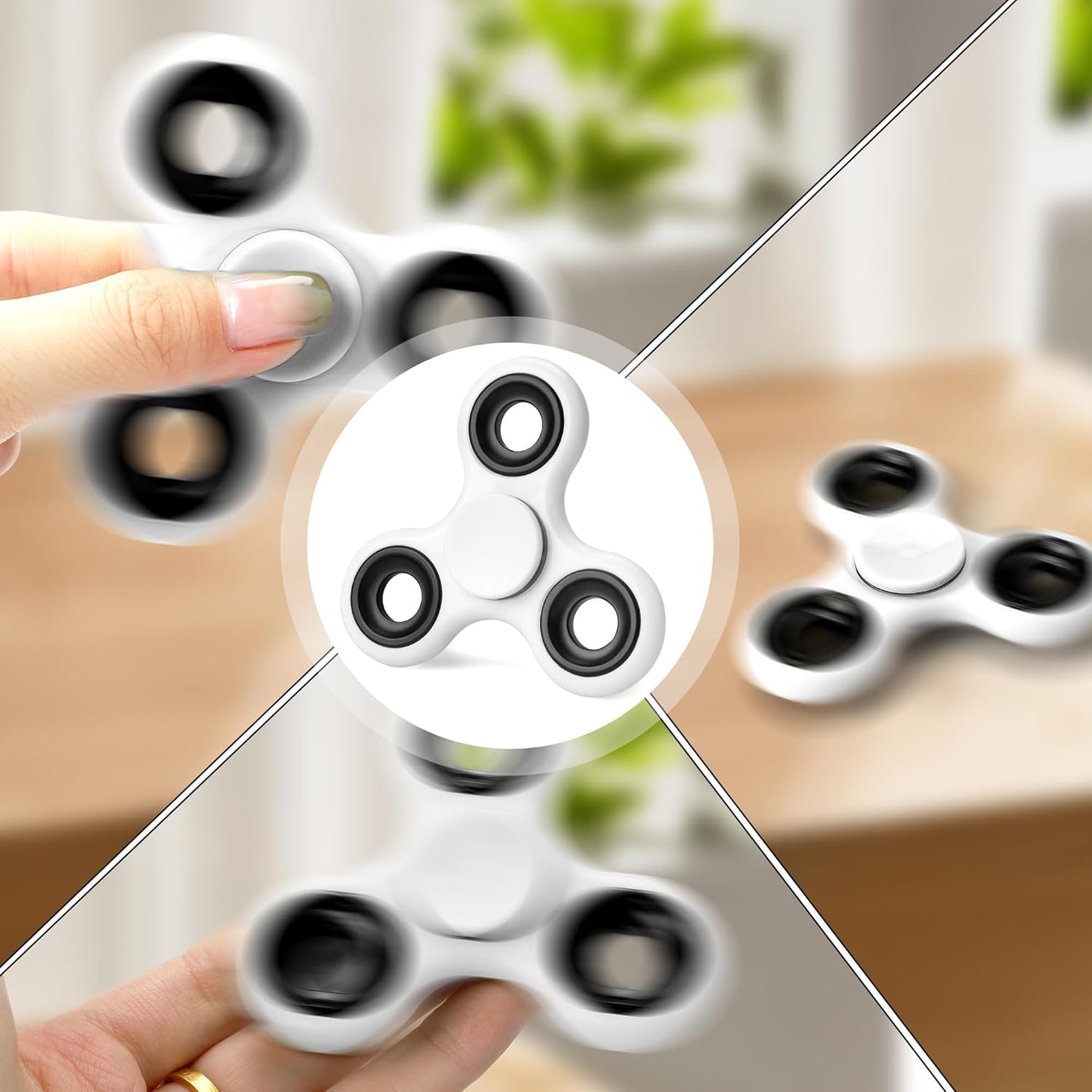 Fidget Toys Adults, Fidget Toys for Kids with Autism, Party Favors for Kids, Toddlers, Adults Fidgets for Anxiety and Stress, Fidget Pack (White)