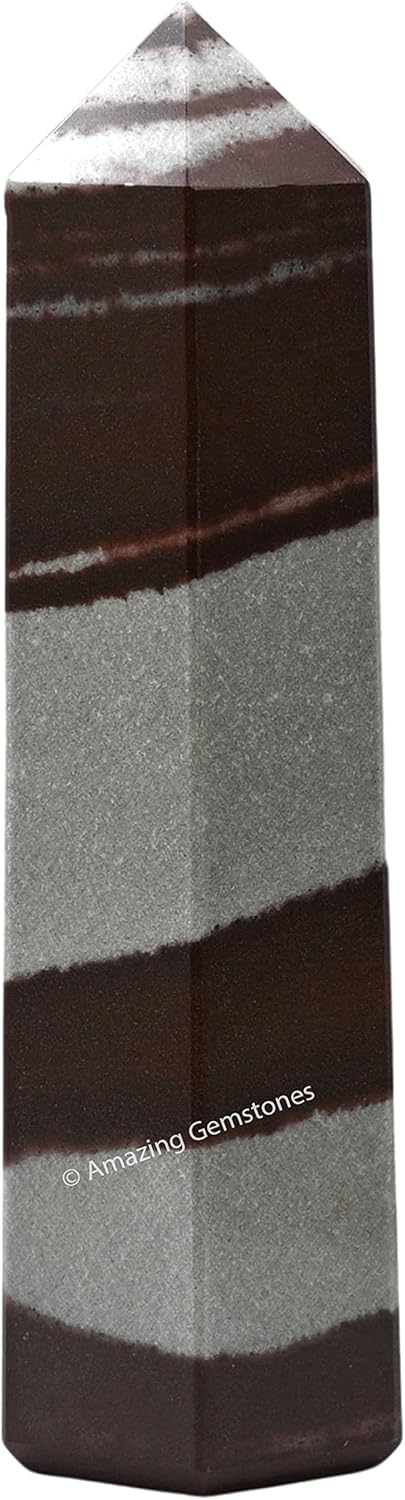 Amazing Gemstone Large Narmada Shiva Lingam Crystal Towers ~ Natural Healing Crystal Point Obelisk for Reiki Healing and Crystal Grid (5.5 to 6 INCH)