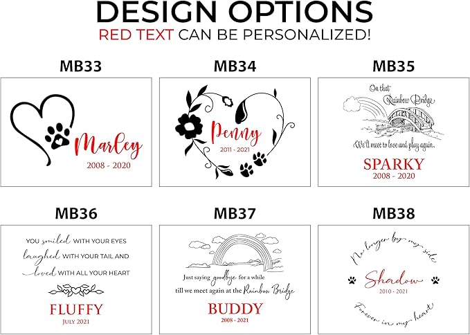 Personalized Pet Memory Keepsake Box Custom Engraved Wooden Memorial Box with Lid - Pet Loss Gift for Dogs or Cats Remembrance Storage Boxes for Ashes, Urns, Photos Forever Friend Always In Your Heart