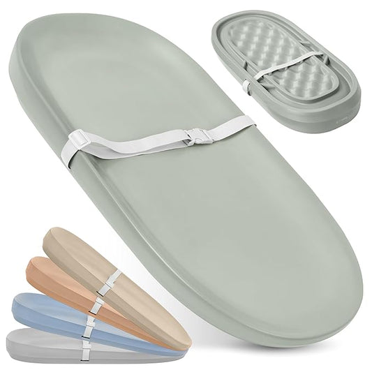 Jool Baby Waterproof Baby Changing Pad - Easy to Clean, Lightweight & Portable - Large Foam Cushion for Comfort (Sage)