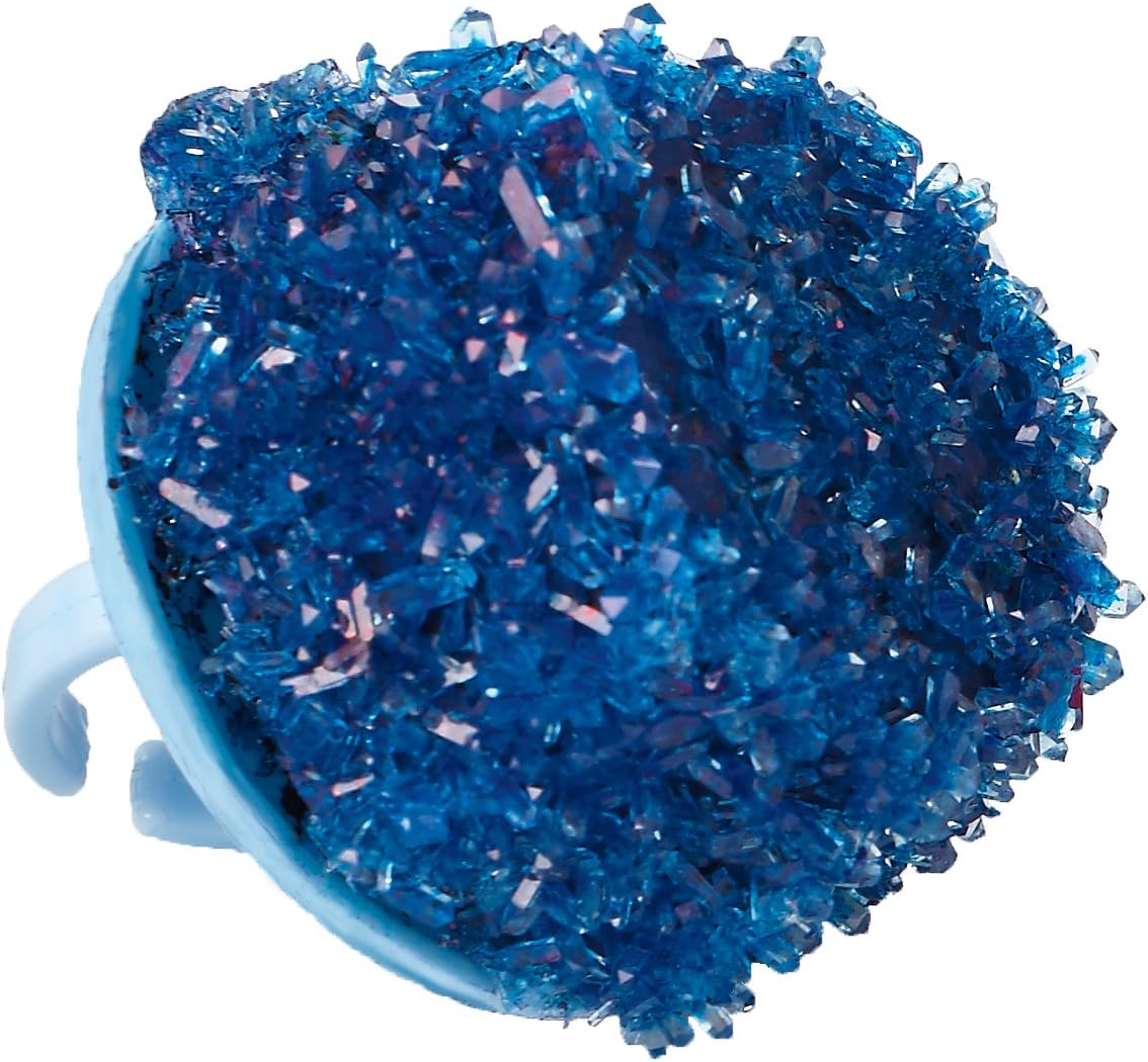 MindWare Science Academy Crystal Jewelry lab - Kids & Teens Grow 1 Crystal Ring and 2 Necklaces with Our 18pc Set - Wild & Weird Experiments for Boys & Girls - Great Educational Gift