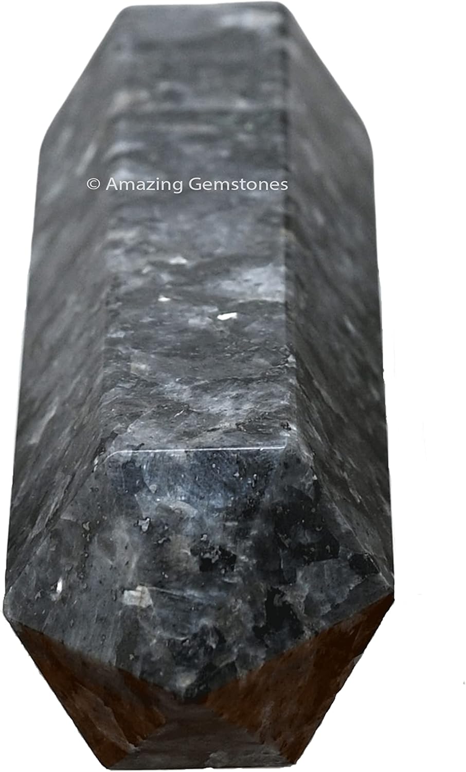 Amazing Gemstone Large Larvikite Crystal Towers ~ Natural Healing Crystal Point Obelisk for Reiki Healing and Crystal Grid (5.5 to 6 INCH)