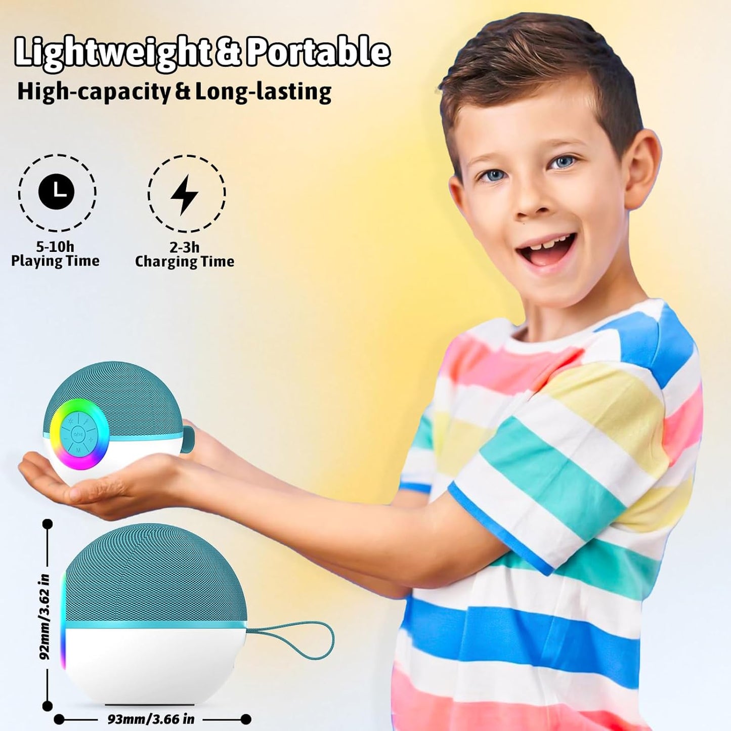 Karaoke Microphone Machine Toys for Kids Adults, Mini Portable Bluetooth Speaker with 2 Wireless Mics, Christmas Birthday Gifts for Boys Girls Ages 3 4 5 6 7 8 9 10 11 12+ Year (Green)