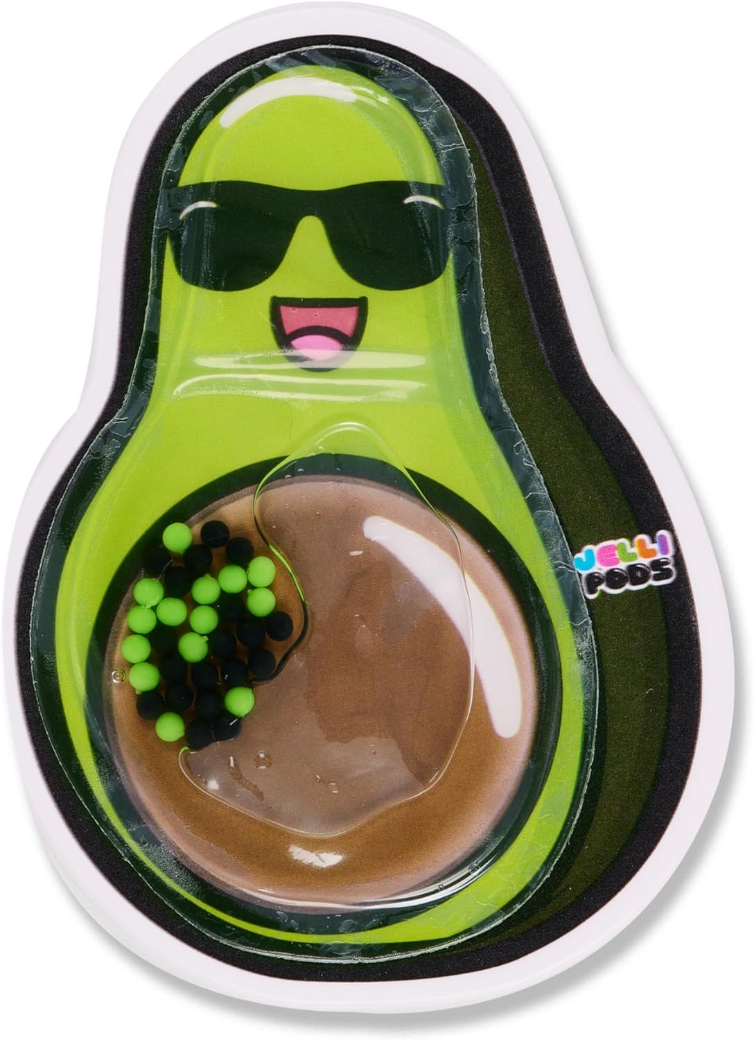 JelliPods - Yummy Fruits - Reusable Sticker Bundle - Sensory Toy - Touch and Feel - Classroom Must Have - Tactile Sensory Fidget Activity for Kids - Includes 3 Reusable Puffy Stickers