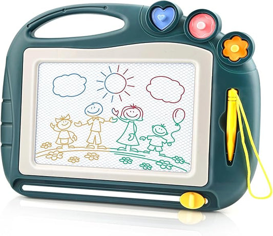 Magnetic Drawing Board, Toddler Toys for Age 1 2 3 Boys Girls, Sketch Pad, Birthday Easter Christmas Halloween Kids Toy Gifts for Boys and Girls