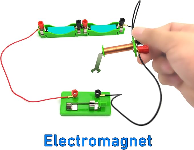 EUDAX Physics Science Lab Learning Circuit kit,Electricity Experiment Set,Building Circuits for Teacher Junior Senior High School Students (Upgrade kit)