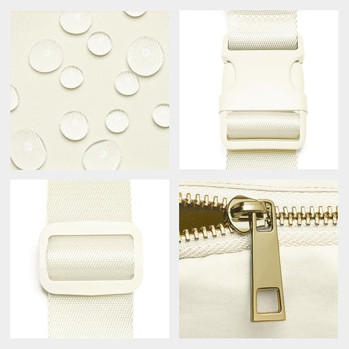 Gitus Gifts for 8 9 10 11 12 Year Old Girls Belt Bag Fanny Pack Crossbody Bags with Initial Letter Patch Cute Stuff Birthday Gifts for Teen Girls Women Personalized Trend Stuff (Ivory-T)