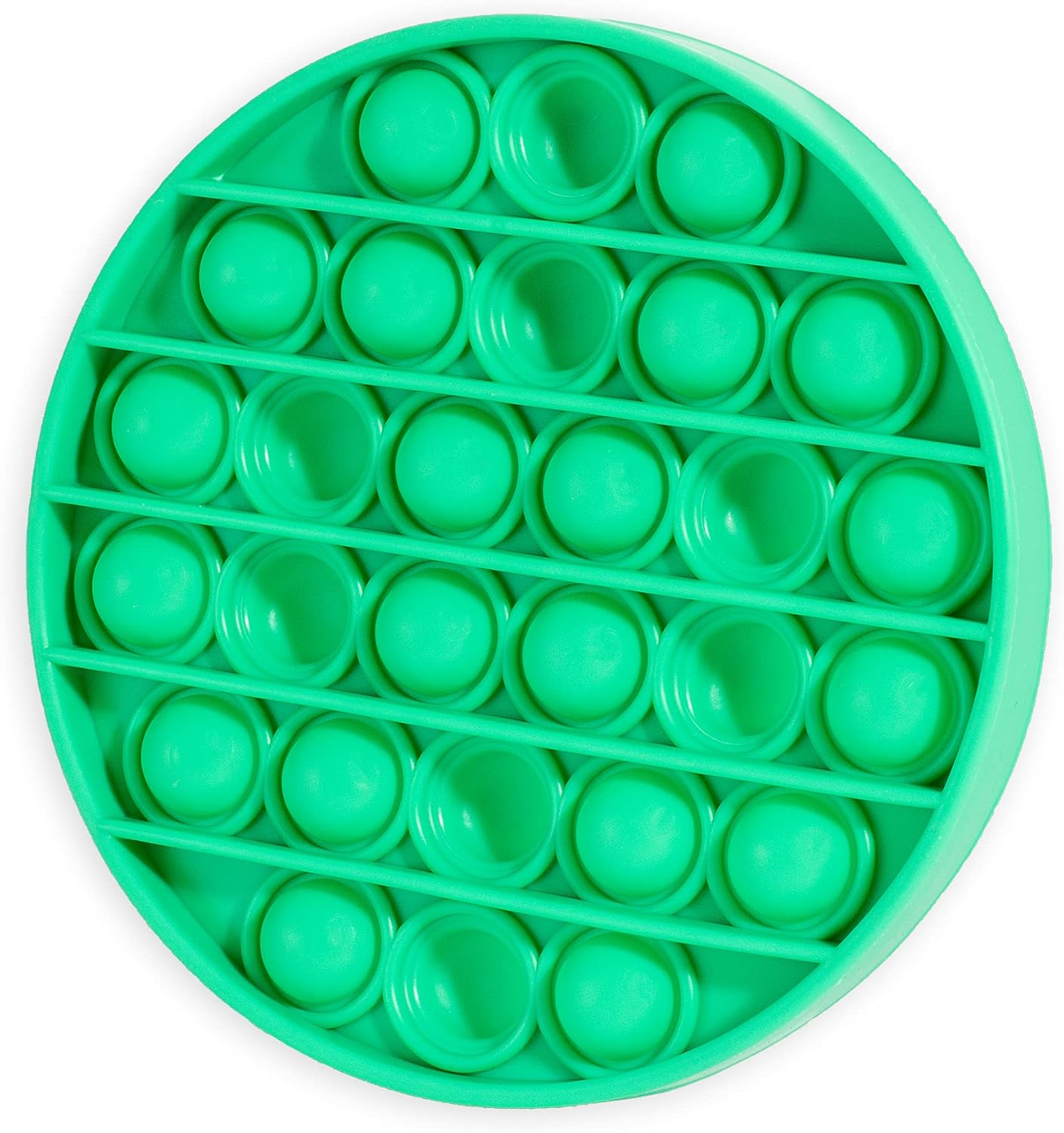 Sensory Builder: Push Pop Bubble Fidget Sensory Toy for Anxiety, Autism, ADD and ADHU, popit Special Needs Stress Reliever: Popit Set of 4 (Round, Square, Octagon and Heart)