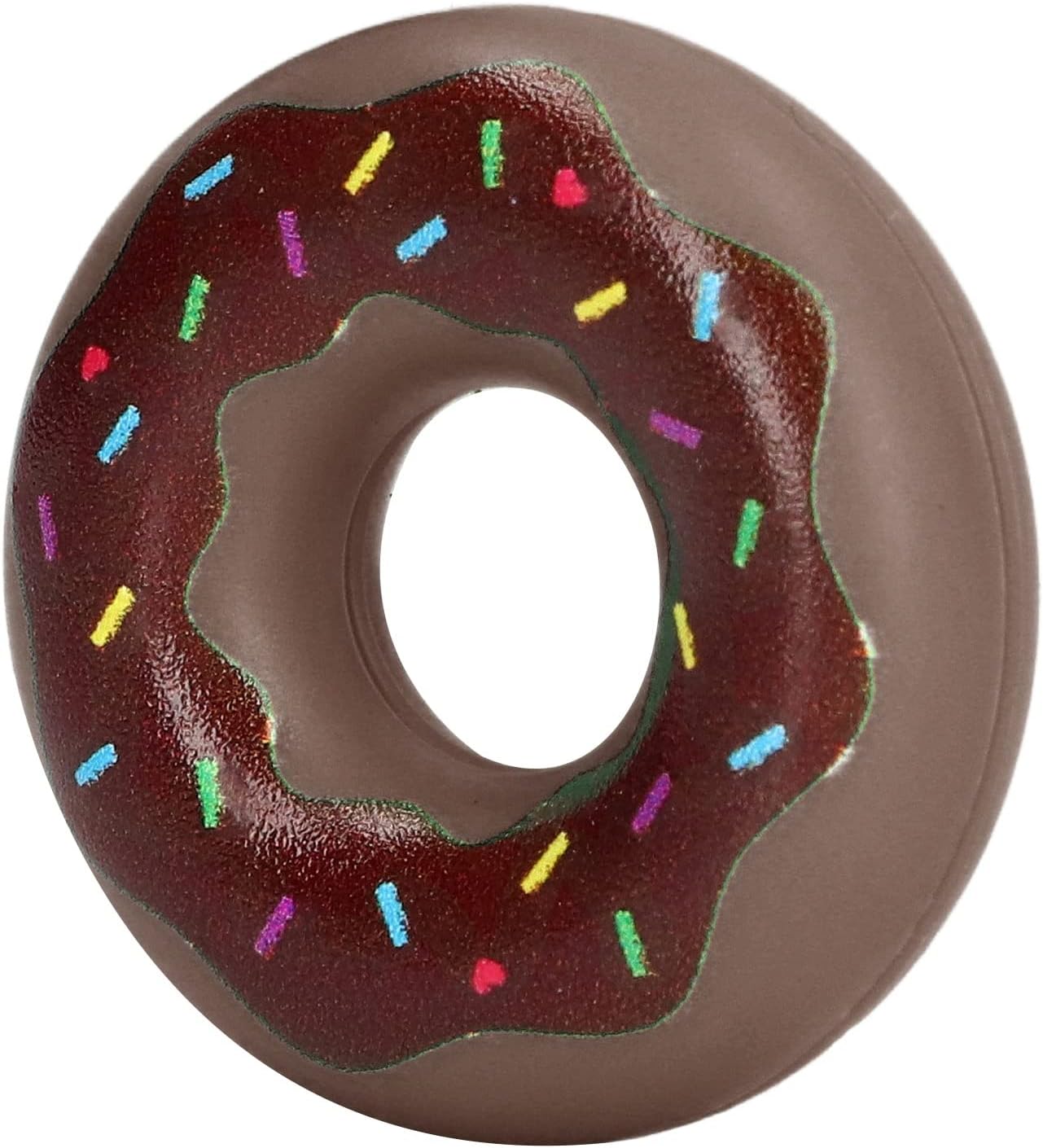 VBESTLIFE Magnetic Fidget Toy, Doughnut Finger Fidget Slider Toy Anxiety Pressure Relieving Fidget Slider Toy Fidget for Adults Kids Fidget Toys (Brown)