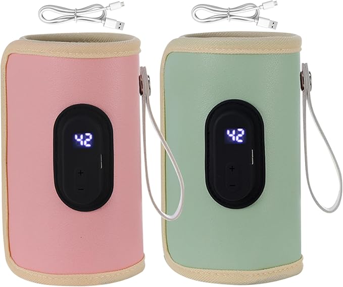 Portable Bottle Warmer Portable Bottle Warmer 18w Quick Heating Baby Temperature Adjustable USB Baby Heater for Home Family Style 2