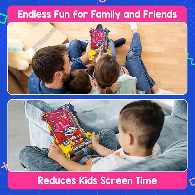 Smartivity DIY Mini Pinball for Kids Ages 6-12 Years | Build Your Own - Hand Held Pinball Game I Birthday Gift for Boys & Girls | STEM Toy for Kids 6,7,8,9,10,11,12 Years Old