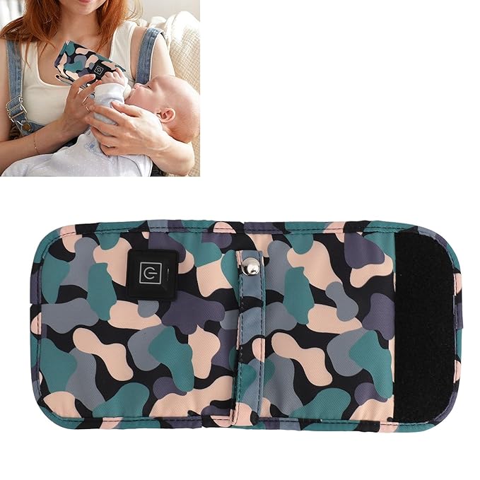 Portable Baby Bottle Warmer, USB Rechargeable Milk Warmer Bag for Baby Formula, Breastmilk, Universal Constant Temperature Baby Water Warmer Milk Heat Keeper for Travel, Home