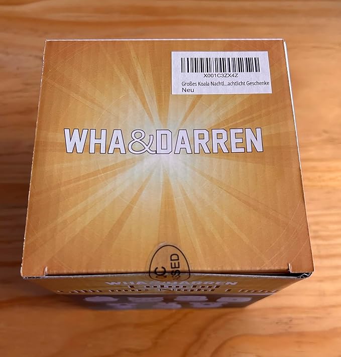 WHA&DARREN Large Koala Night Light for Kids,Cute Baby Lamp, Silicone Bedside Lamp,Portable Night Light for Kids Room, Rechargeable Animal Lights for Girls and Boys