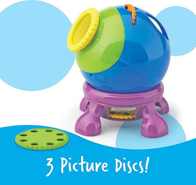 Learning Resources Shining Stars Projector - 5 Piece Set, Ages 3+ Solar System Toys, Space Projector, Planets, Nature Exploration for Kids