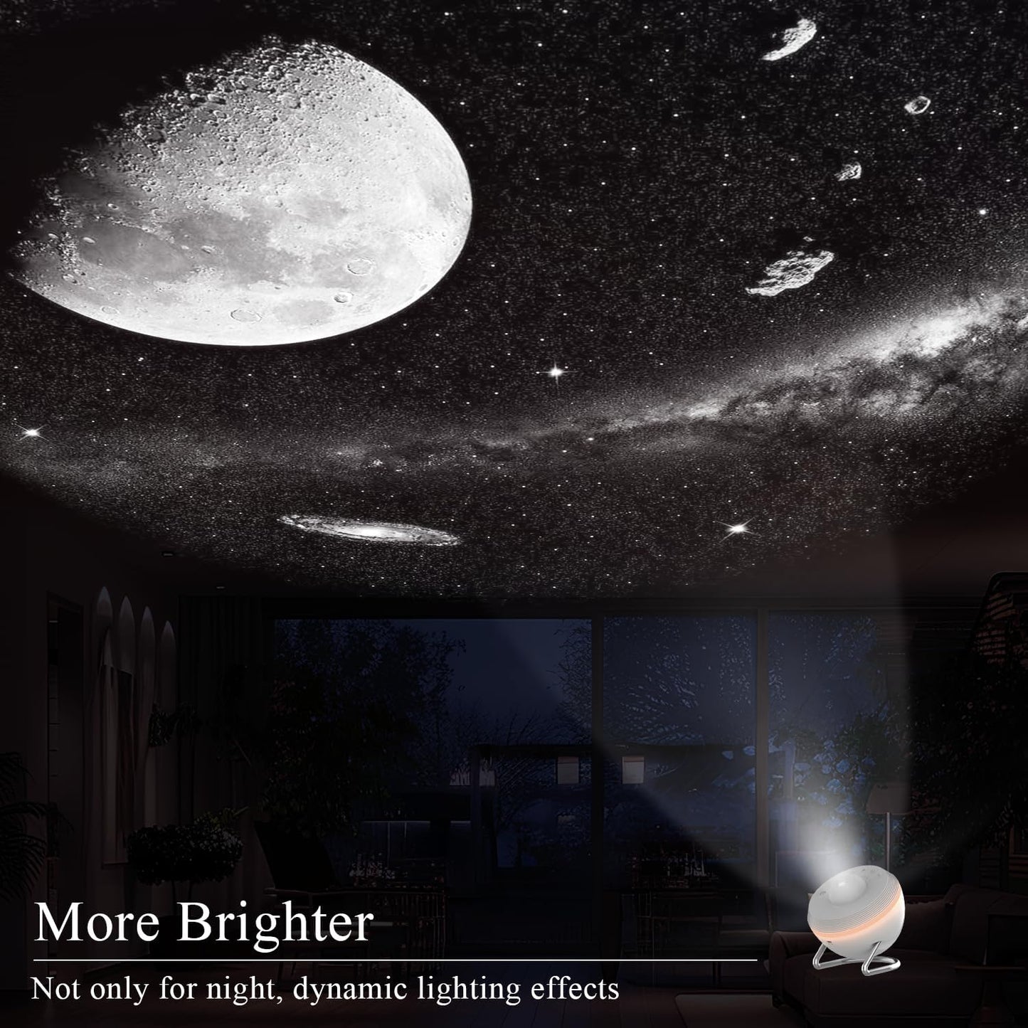 Jellyfish Projector, 13 in 1 Star Projector with Shooting Stars & 4 Varicolored Lighting Effects, Auto Timer Planetarium for Bedroom, Ocean Wave Night Light Projector for Kids Adults