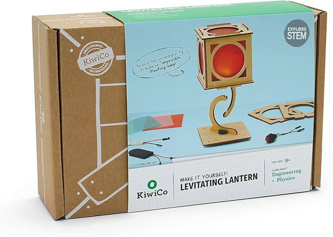KiwiCo Levitating Lantern - Physics and Tensegrity Science Kit for Kids 9+