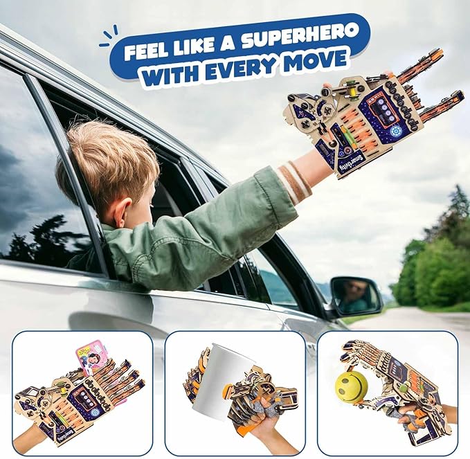 Smartivity DIY Robotic Mechanical Hand STEM Toy for Kids 8-9-10-11-12-13-14 Years Old | Parents Choice Award Winner I Birthday Gift for Smart Kids | Engineering Kit for 8-14 Years Old Boys & Girls
