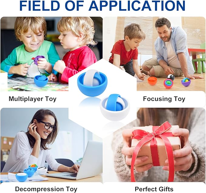 Fidget Toys for Kids Adults, Sensory Gift for 8-12 Teens Boys, ADHD Autism Quiet Stress Relief Finger Toys Classroom