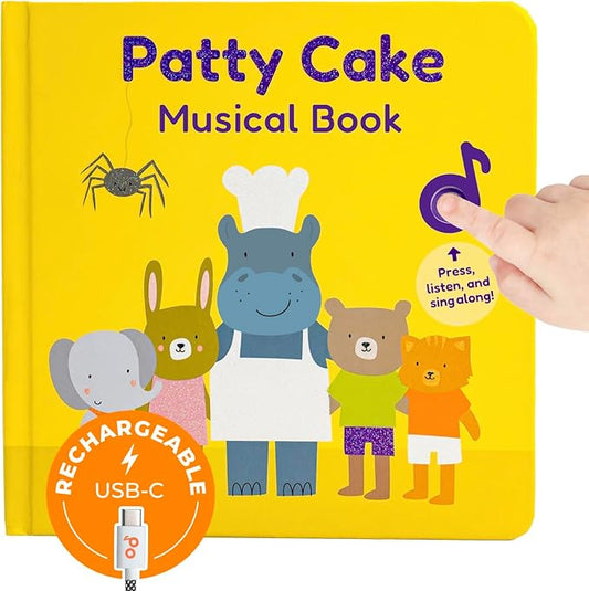 Cali's Books Patty Cake Nursery Rhymes. Interactive Books for 1 Year Old. Sound Book for Toddlers 1-3. Perfect 1 Year Old Girl Gifts - Musical Book for Toddlers - 6 Favorite Songs