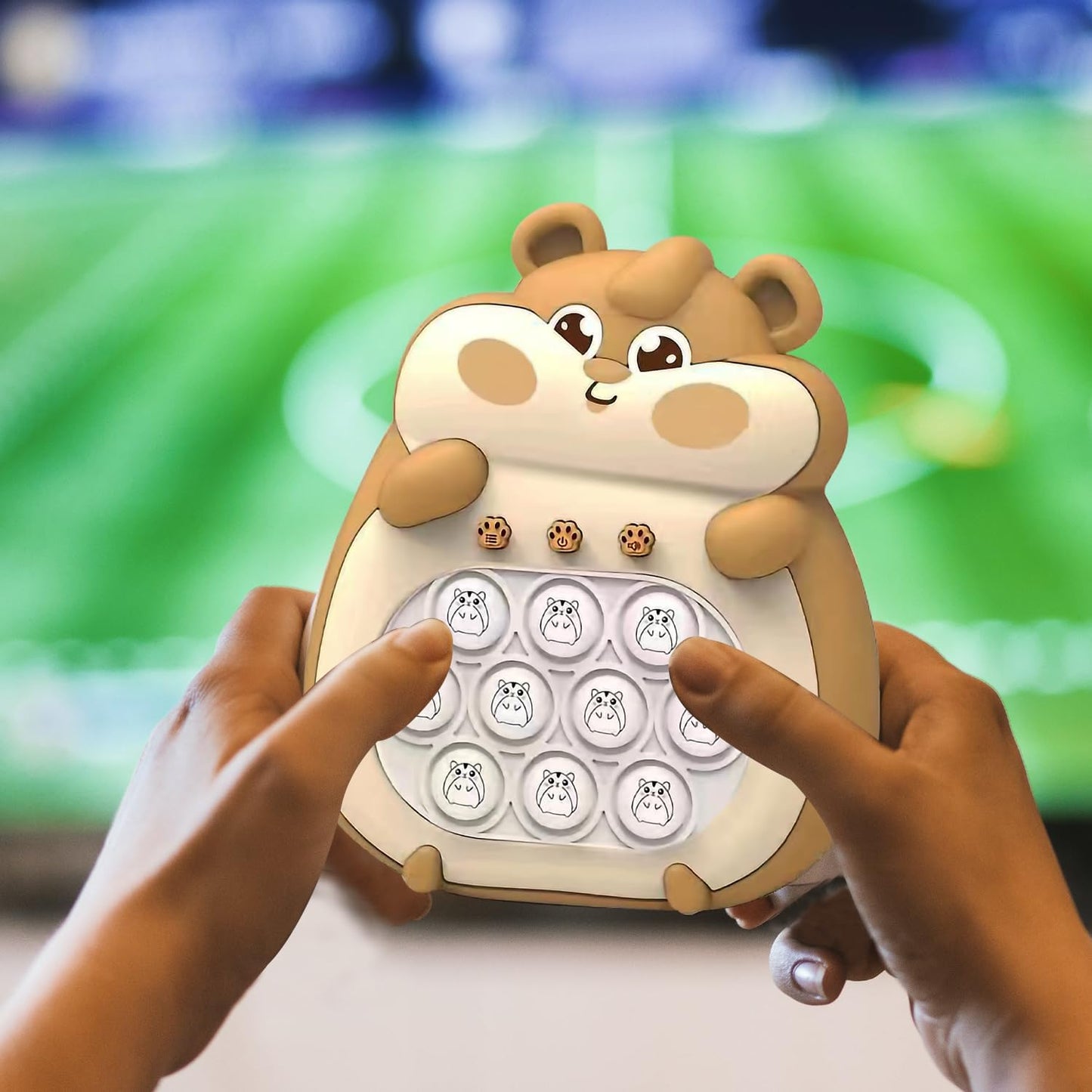 Pop GameToys for Kids 6-12, Fidget Toys for Autism Sensory Toys Mini Games, Bubble Stress Fingertip Two-Tone Luminescence Light Up GameBirthday Gifts for Boys, Girls