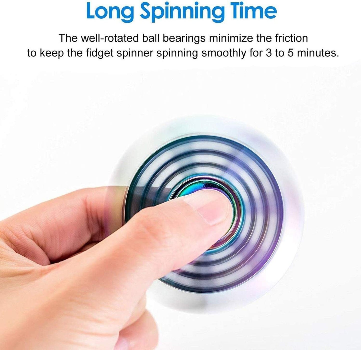 Phoenix Cool Fidget Hand Spinners Dragon Wing Finger Spinner Metal Focus Stainless Steel Fingertip Gyro Stress Relief Spiral Twister Toy Party Favors Birthday Gift for Kids Adults(Rainbow)