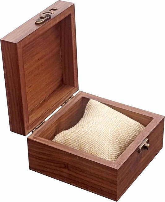 Walnut Color Watch Box Jewelry Box, Handcrafted for Keepsakes, Father's Day, Mother's Day, Anniversaries, Christmas, Valentine's Day Box (Watch Box-11 * 11cm)