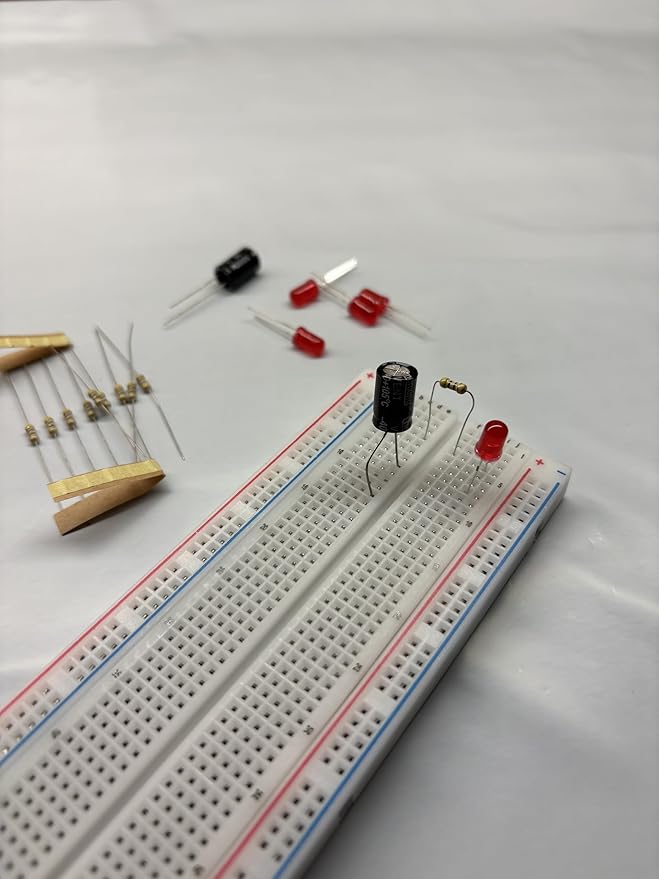 Make: Electronics Mini Kit 5 Educational Electronic Component Pack That Follow Experiments in Charles Platt's 3rd Edition Book (PTTMini3rd-Comp5)