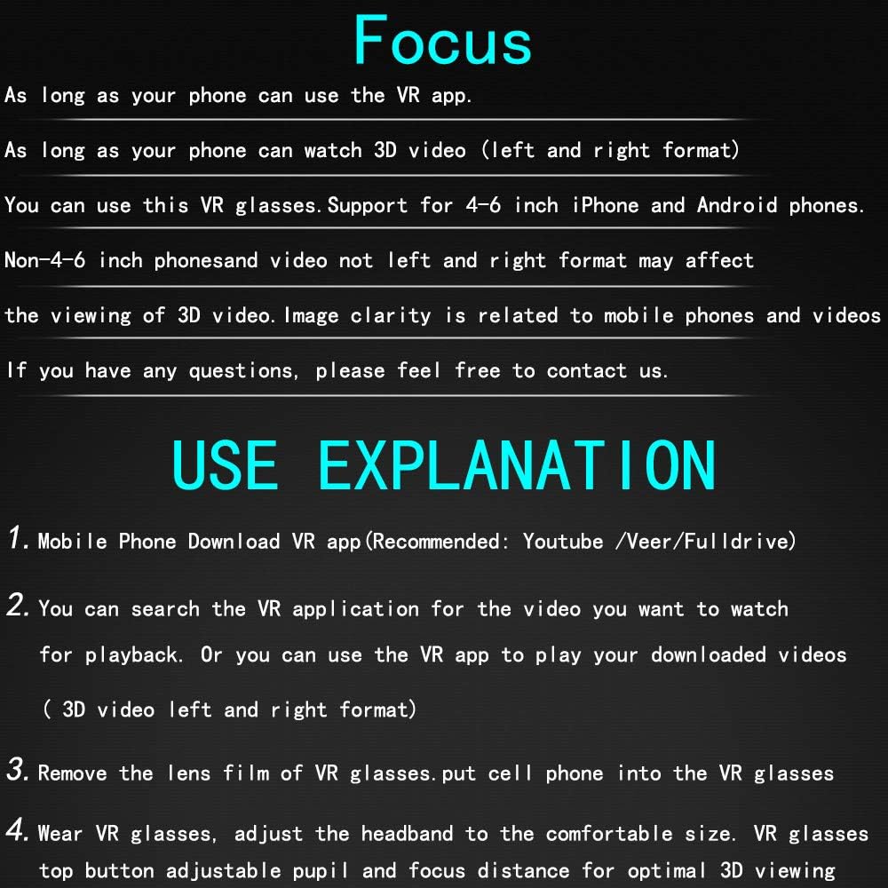 HD Virtual Reality Headset w/Controller/Gamepad,VR Headsets for iPhone/Android,3D VR Glasses for TV, Movies & Video Games-VR Goggles Compatible with iOS, Android Phones