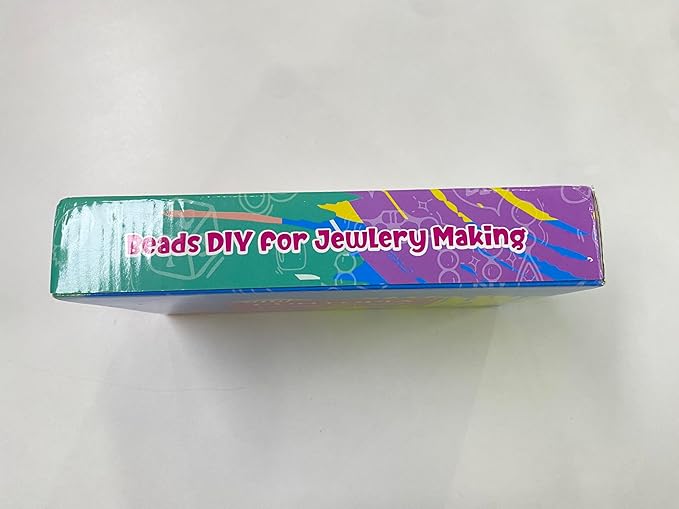 Funtopia 8mm Glass Beads for Bracelets, 36 Colors Crystal Beads for Jewelry Making, 1061pcs Bracelet Making Kit, Round Glass Bead for DIY Earrings Necklace Crafts with Spacer Bead and Charms