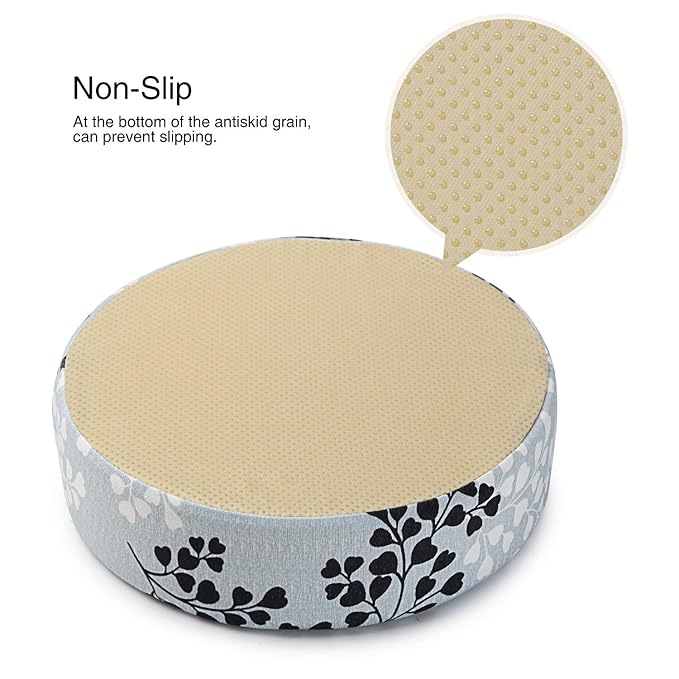 Zicac Chair Increasing Cushion - Baby Toddler Kids Infant Portable Round Dining Chair Booster Seat Washable Thick Chair Seat Pads