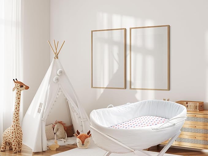 Bassinet Sheets Girl– 5-Pack Soft Fitted Bassinet Sheets, Organic Cotton, Breathable & Cozy, Fits 32x16x4 Inch Rectangle, Oval & Hourglass Mattresses (Lavender-Pink)