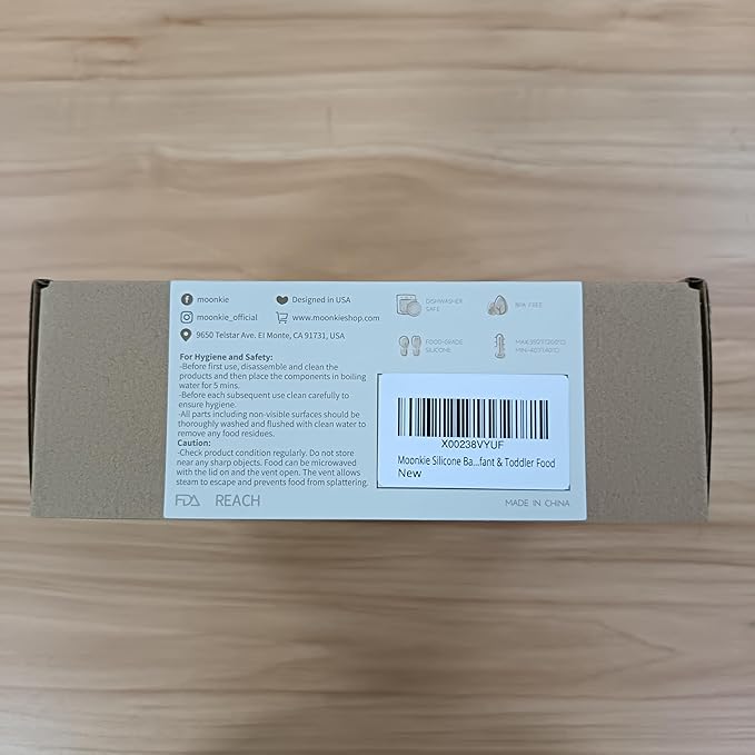 Moonkie Silicone Baby Food Containers | 4 oz Baby Food Storage Jars with Airtight Lids | Reusable Baby Food Jars, Freezer,Microwave and Dishwasher Safe, Perfect for Infant & Toddler