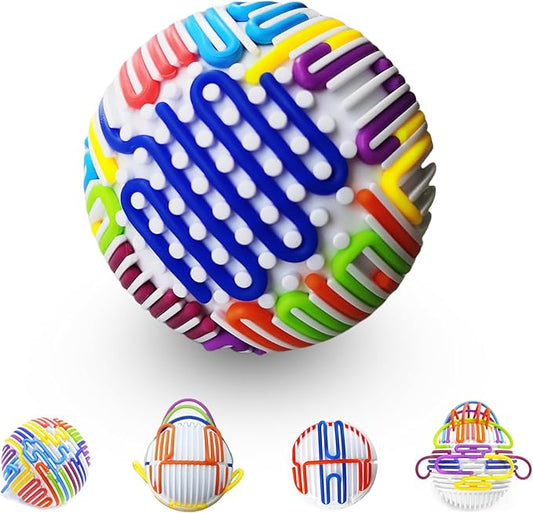 Sensory Toys for Kids with Autism,3D Sensory Ball,Sensory Fidget Toy for Anxiety Relief,Autism Sensory Toys for ADHD, Anxiety, Enhances Concentration and Fine Motor Skills(TB001)