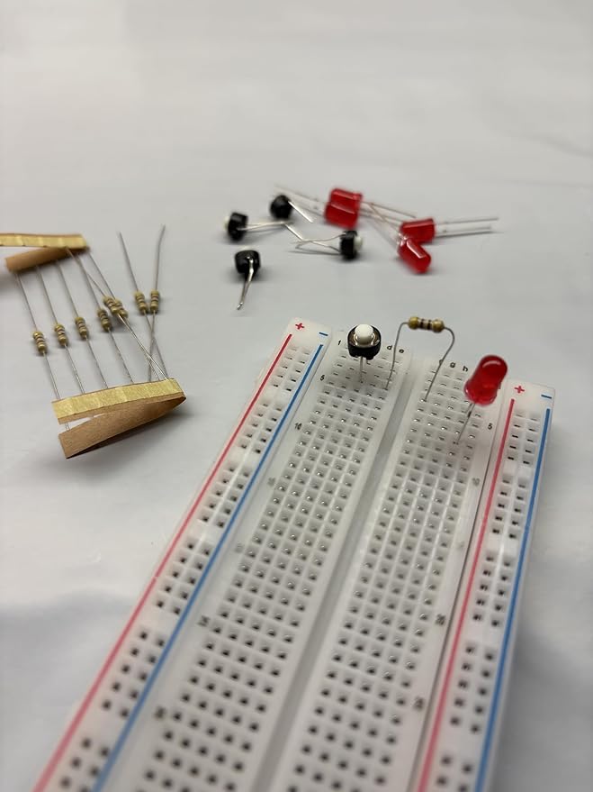 Make: Electronics Mini Kit 5 Educational Electronic Component Pack That Follow Experiments in Charles Platt's 3rd Edition Book (PTTMini3rd-Comp5)