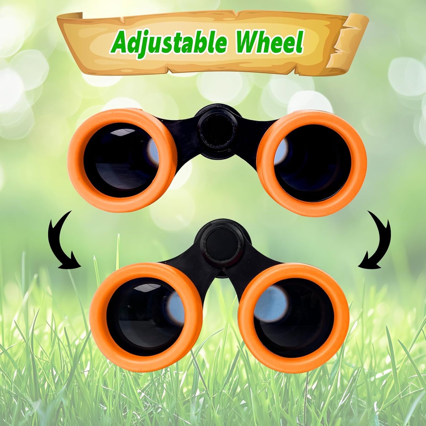 Binoculars for Kids Ages 3-12, Boys Girls Outdoor Gifts Toys - Perfect for Bird Watching, Camping, and Outdoor Exploration