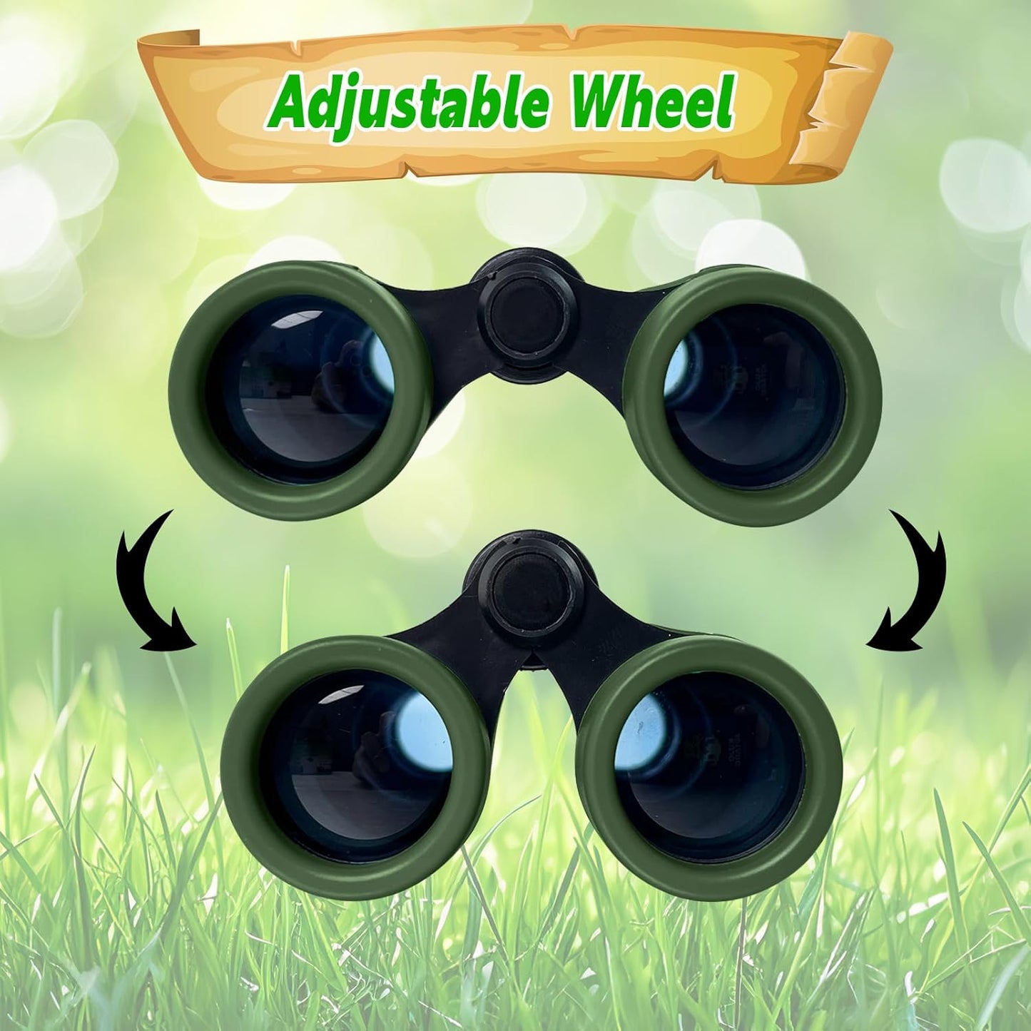 Kids Binoculars for Ages 3-12, Outdoor Exploration Toys - Perfect for Bird Watching, Camping, and Outdoor Activities