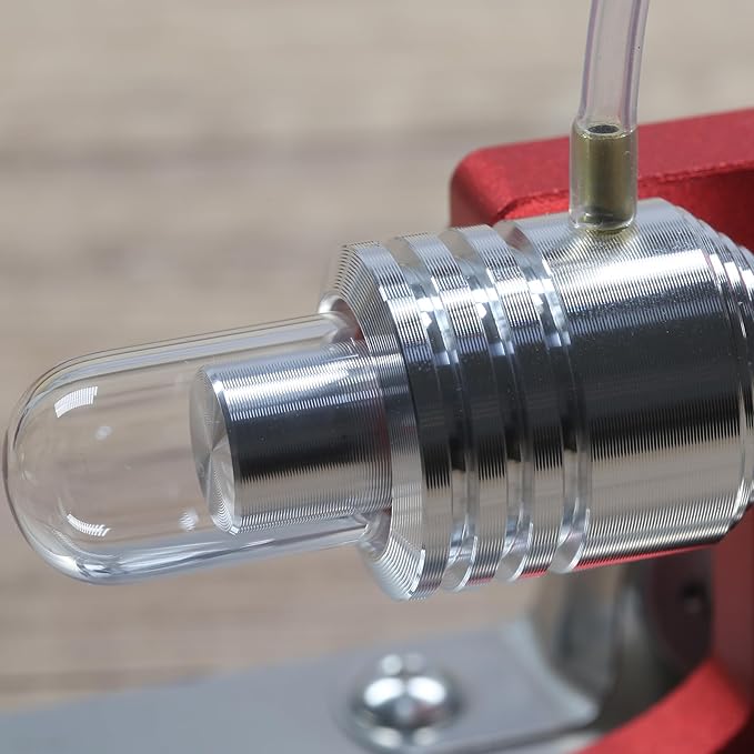 Sunnytech Hot Air Stirling Engine Motor Model Educational Toy Electricity Generator Colorful LED SC (SC005)