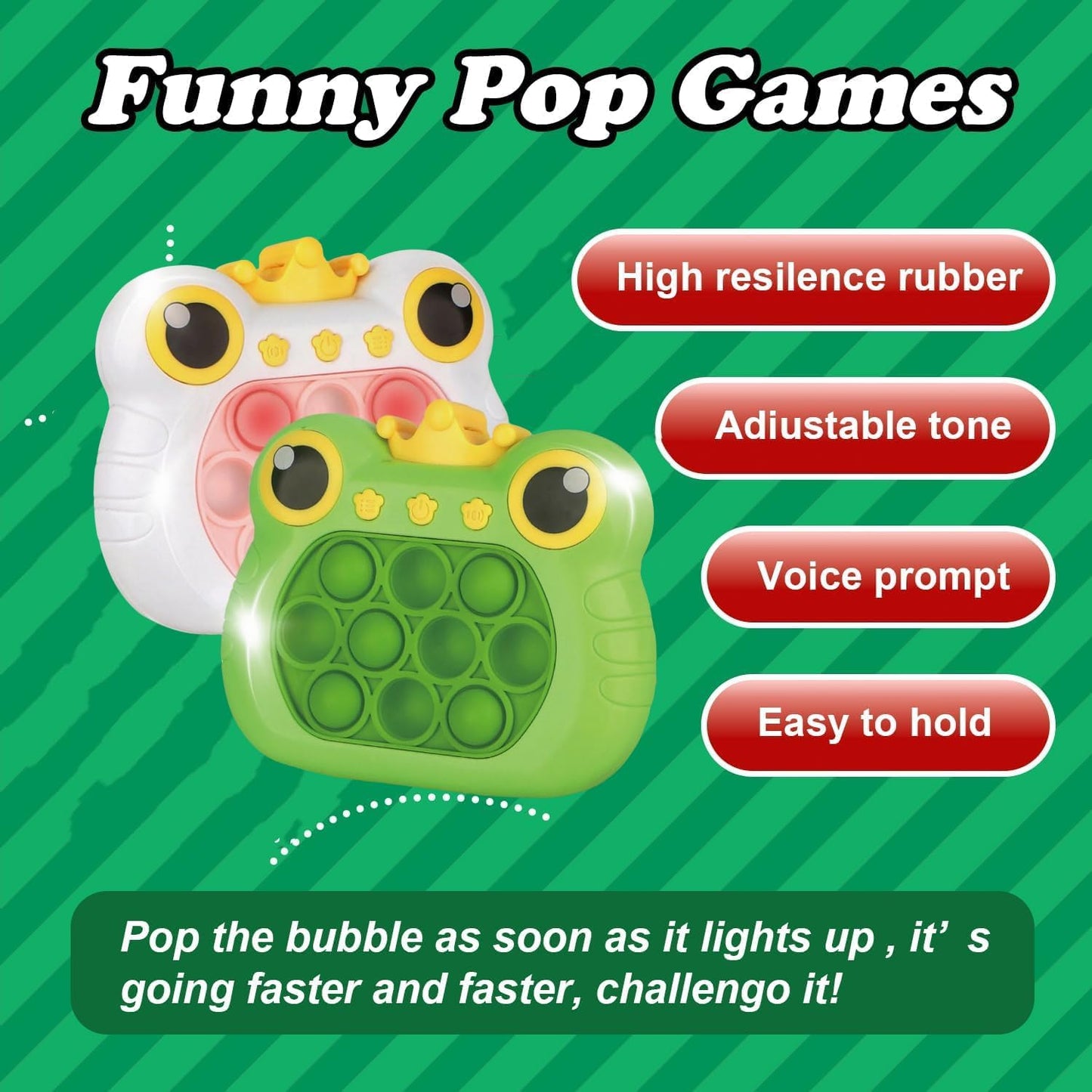 Fast Push Game,Push Game Fidget Toys,Finger Toys Fast Push for Kids Adult,4 Modes Games,Release Stress,Exercises Reaction Ability and Improves Concentration|Gift Ideas